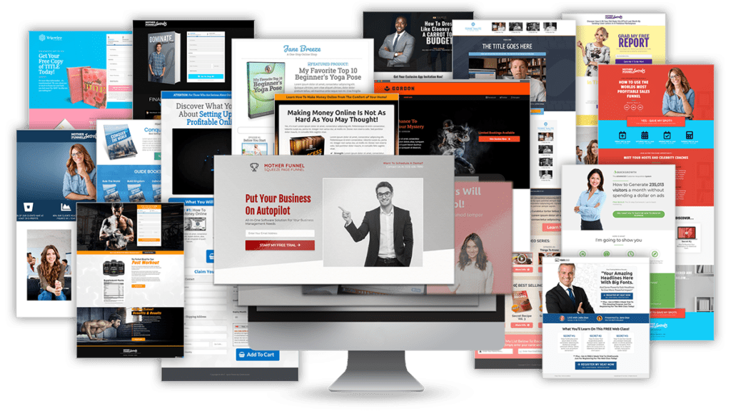 get 100+ templates from ClickFunnels